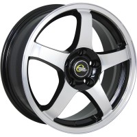 6xR16 4x100 ET41 D60.1 Cross Street CR-14 BKF