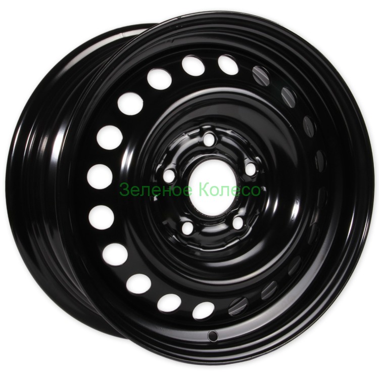 Шина 6xR15 4x114.3 ET45 D66.1 Евродиск 64E44Z ED black в Омске