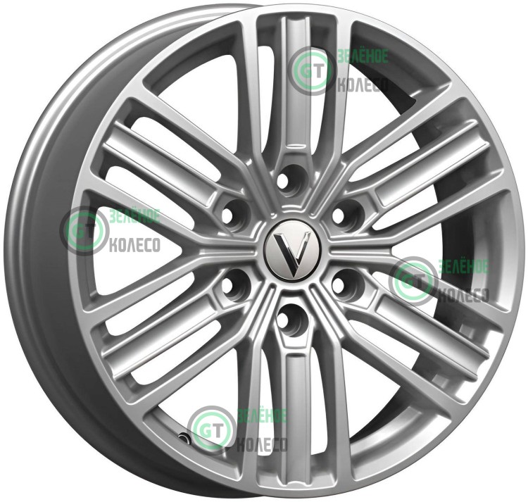 Шина 7.5xR18 6x139.7 ET30 D106.1 Вектор B218 Сильвер S в Омске