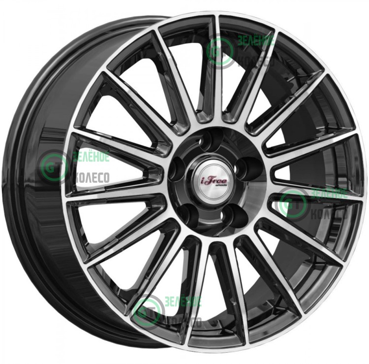 6.5xR16 5x114.3 ET45 D67.1 iFree КС1052 Азур Блэк джек