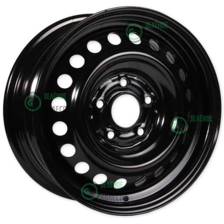 Шина 6xR15 4x114.3 ET44 D56.6 Евродиск 64E44Z ED black в Омске