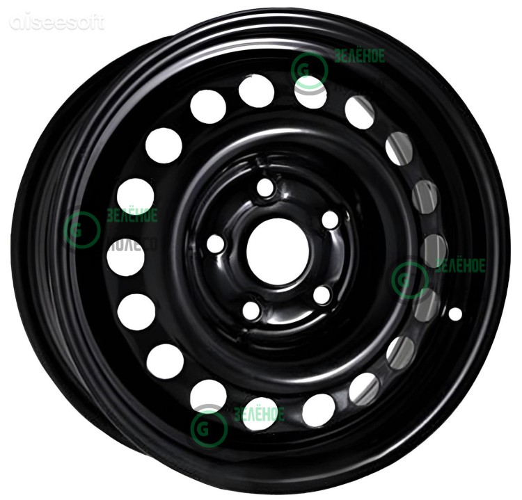 6xR15 4x100 ET40 D60.1 ТЗСК Черный BK