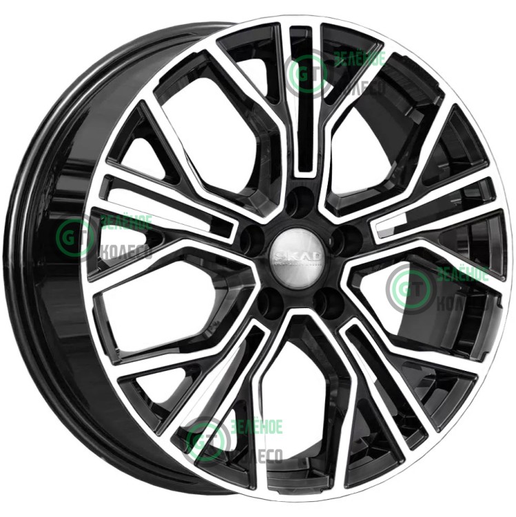Шина 6.5xR17 5x108 ET33 D60.1 SKAD КЛ379 Тибет Алмаз в Омске