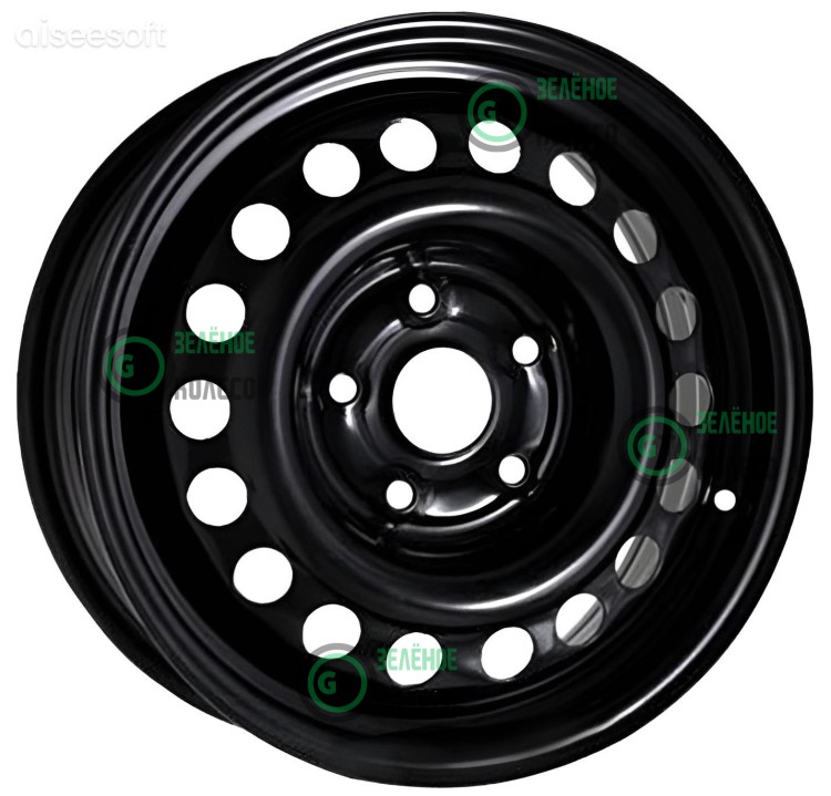 6xR15 4*100 ET40 D60.1 ТЗСК Черный BK