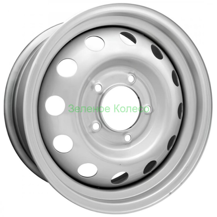 Шина 6xR15 5x139.7 ET40 D98 ТЗСК Серебро (Lada Niva 2121) в Омске