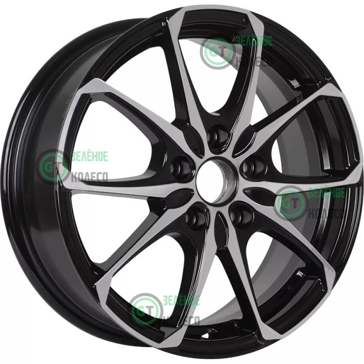 Шина 6xR16 4x114.3 ET40 D67.1 iFree КС877 Такеши Блэк джек в Омске