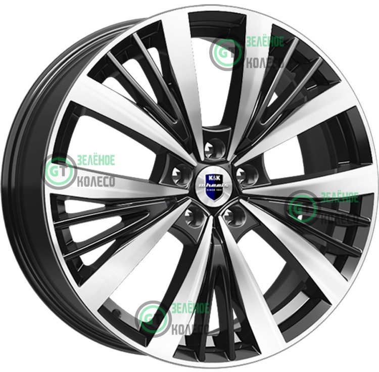 7.5xR19 5x114.3 ET50 D64.1 K&K КС881 Алмаз черный Марвел 7.5xR19 5x114.3 ET50 D64.1 K&K КС881 Алмаз черный Марвел
