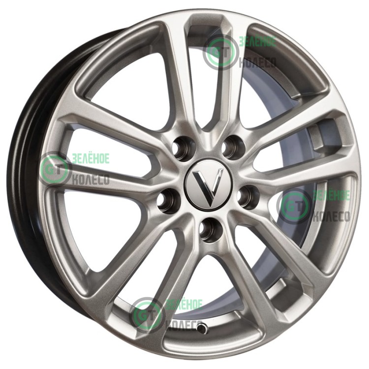 6xR15 5x100 ET40 D57.1 Вектор B209 Сильвер S