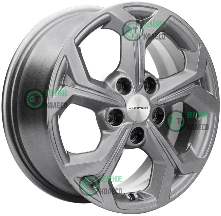 6.5xR16 5x114.3 ET50 D67.1 Khomen Wheels KHW1606 GRAY