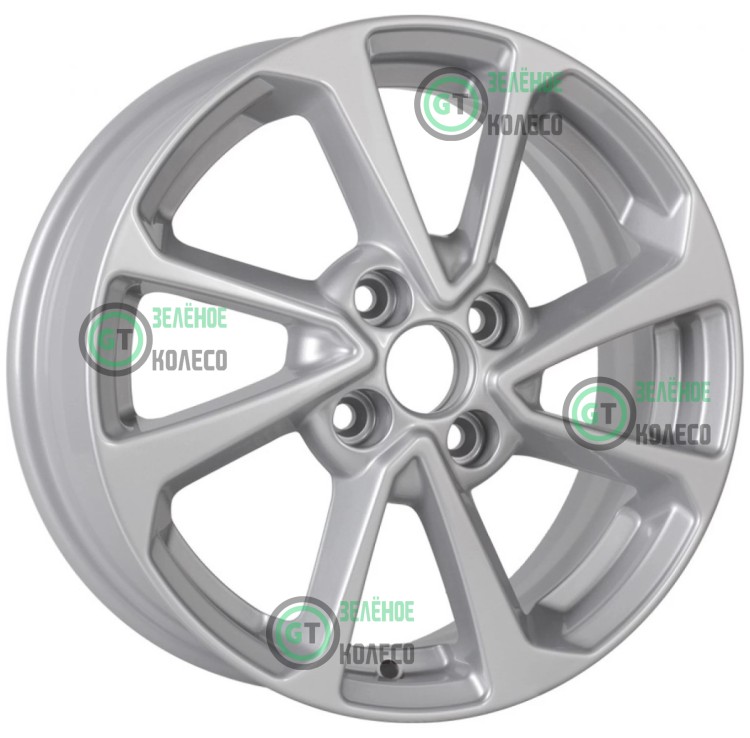 6xR15 4x100 ET46 D54.1 K&K КС861 Сильвер 6xR15 4x100 ET46 D54.1 K&K КС861 Сильвер