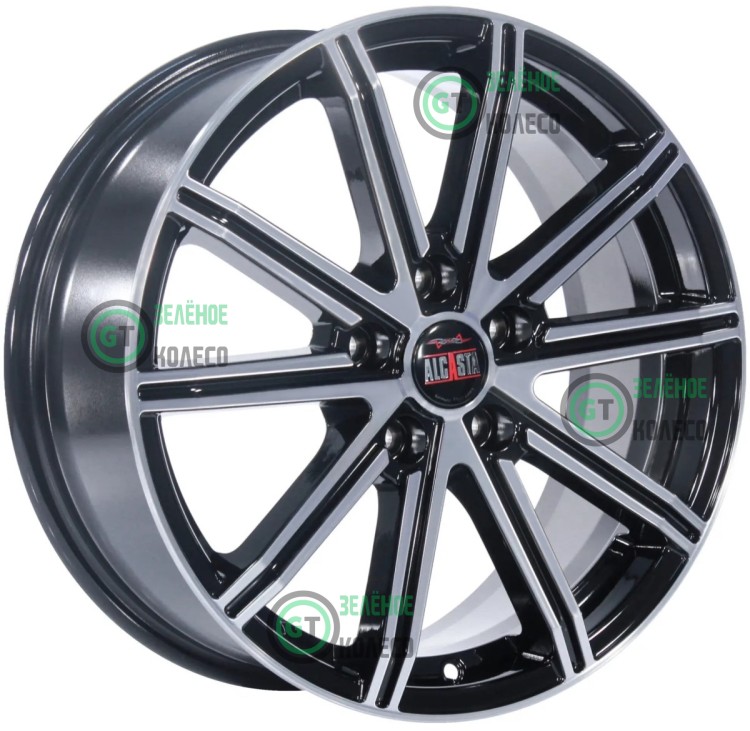 6.5xR16 5x114.3 ET43 D67.1 Alcasta M64 BKF 6.5xR16 5x114.3 ET43 D67.1 Alcasta M64 BKF