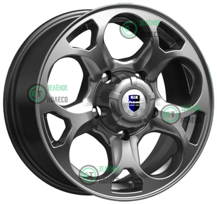 7xR16 5x139.7 ET35 D108.5 K&K КС646 Дарк платинум Линкс