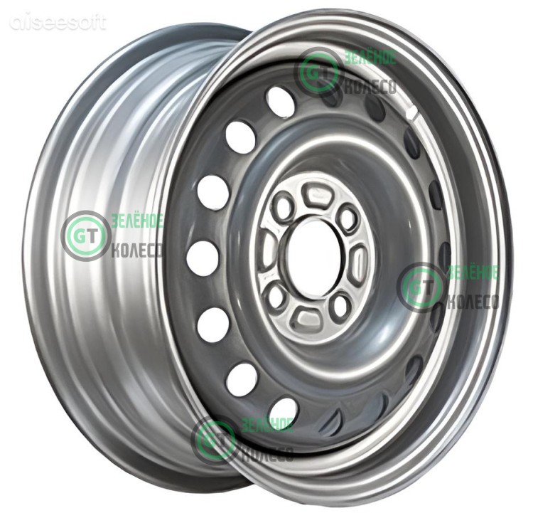 6xR15 4*100 ET50 D60.1 Arrivo 64A50C Silver