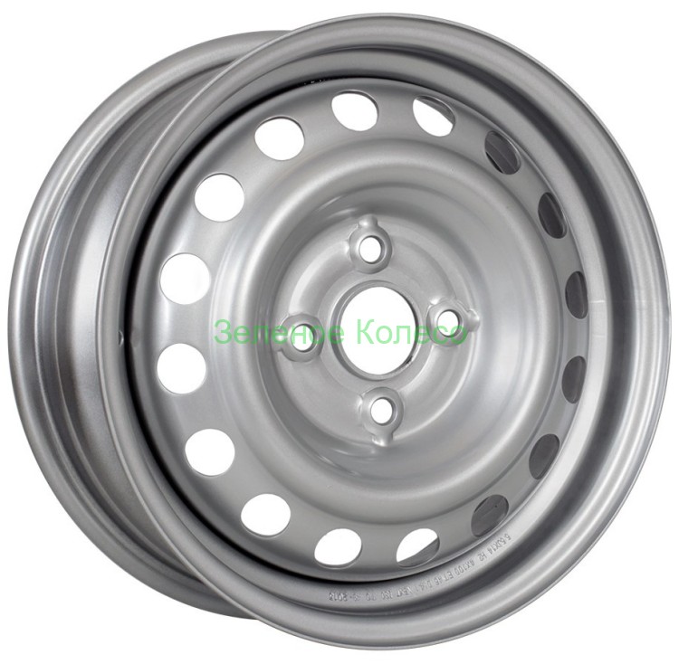 Шина 6xR15 4x100 ET48 D54.1 ТЗСК Серебро (Hyundai Solaris/KIA Rio) в Омске