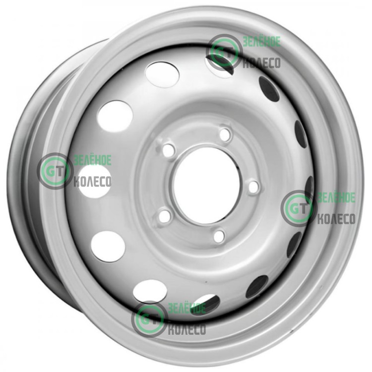 5.5xR16 5*139.7 ET52 D98 ТЗСК Серебро (Lada Niva 2121) 5.5xR16 5*139.7 ET52 D98 ТЗСК Серебро (Lada Niva 2121)