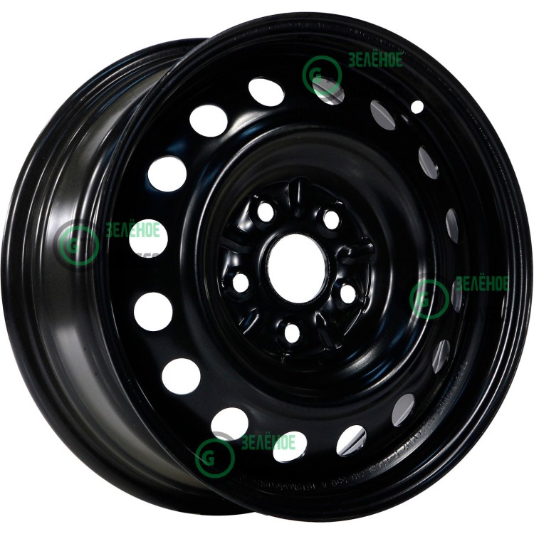 6xR15 4x114.3 ET45 D66.1 Trebl Black (штамп.)