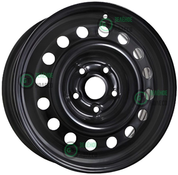 Шина 6.5xR16 5x114.3 ET50 D66.1 Евродиск 75J50Y ED Black в Омске