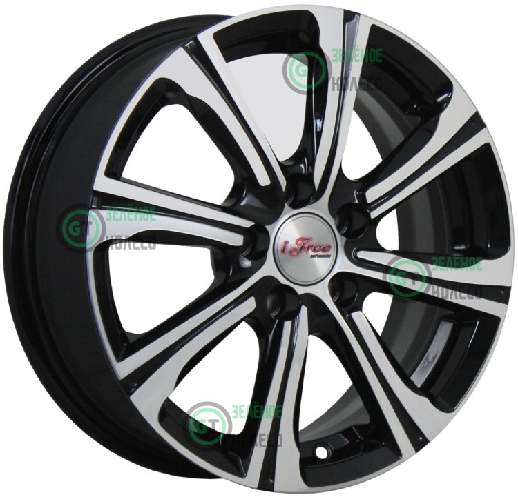 6xR15 4x100 ET40 D67.1 iFree КС862 Апероль Блэк джек 6xR15 4x100 ET40 D67.1 iFree КС862 Апероль Блэк джек