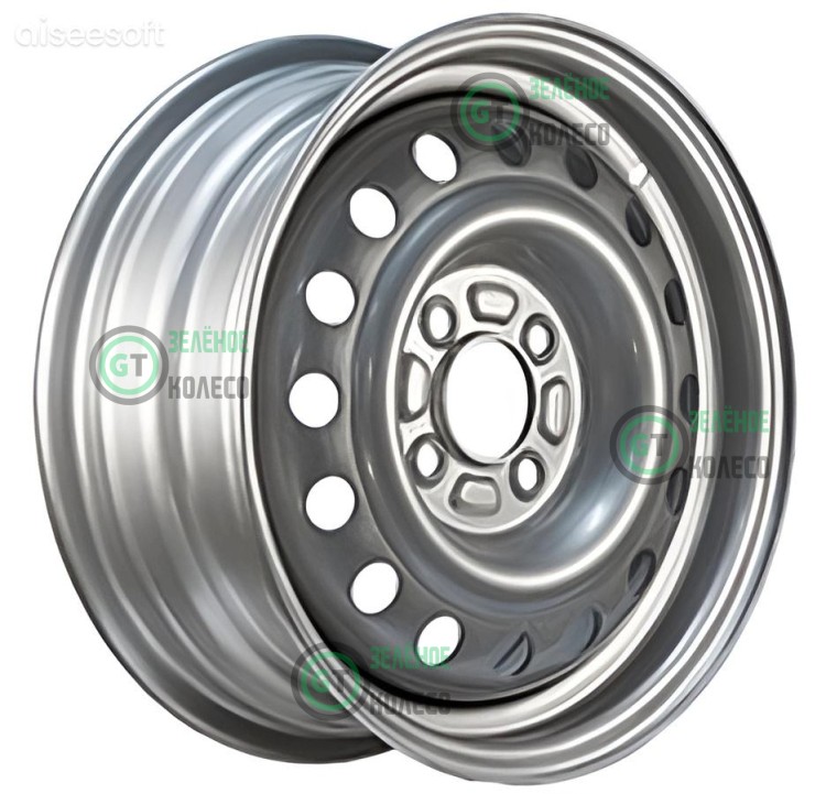 6xR15 4x100 ET50 D60.1 Arrivo 64A50C silver