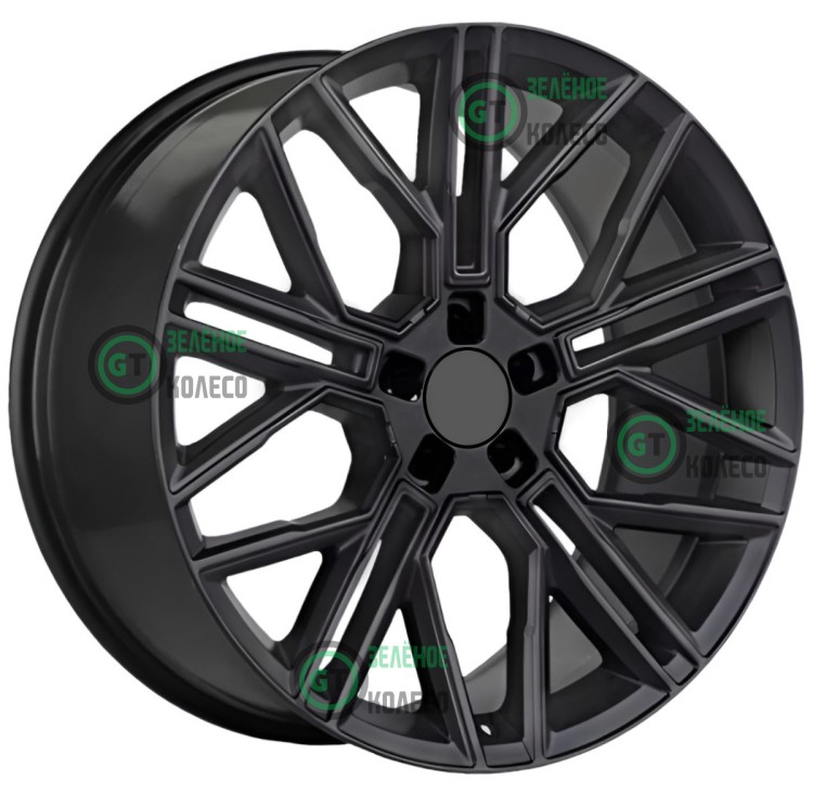 9.5xR21 5x120 ET49 D72.6 Khomen Wheels KHW2101 Black matt 9.5xR21 5x120 ET49 D72.6 Khomen Wheels KHW2101 Black matt