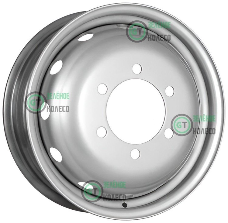 5.5xR16 6x170 ET105 D130 ТЗСК Газель (1200 кг) Серебро