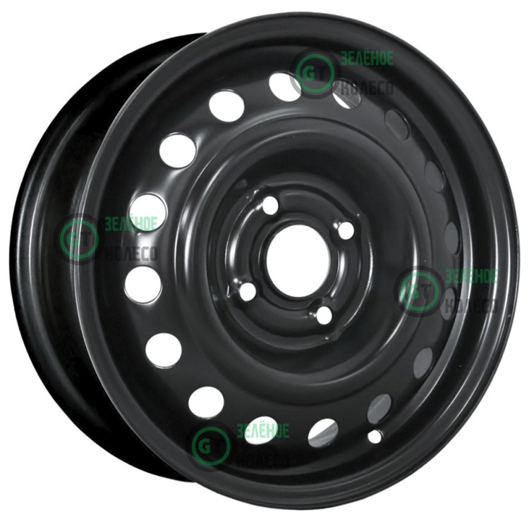 Шина 5xR14 4x100 ET46 D54.1 Евродиск 43A46R ED Black в Омске