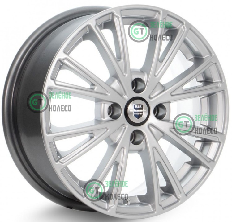 6xR16 4x100 ET37 D60.1 K&K КС879 Меандр Сильвер