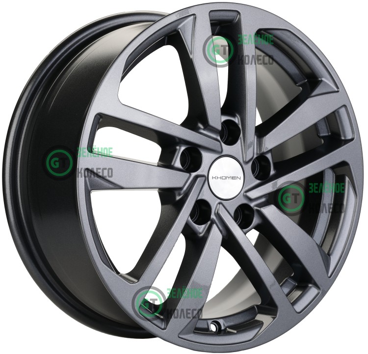 6.5xR16 5x100 ET39 D57.1 Khomen Wheels KHW1612 GRAY 6.5xR16 5x100 ET39 D57.1 Khomen Wheels KHW1612 GRAY