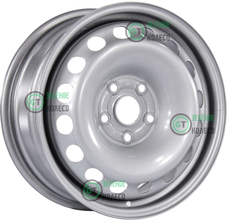 5.5xR14 4*100 ET43 D60.1 Trebl 53A43C Silver