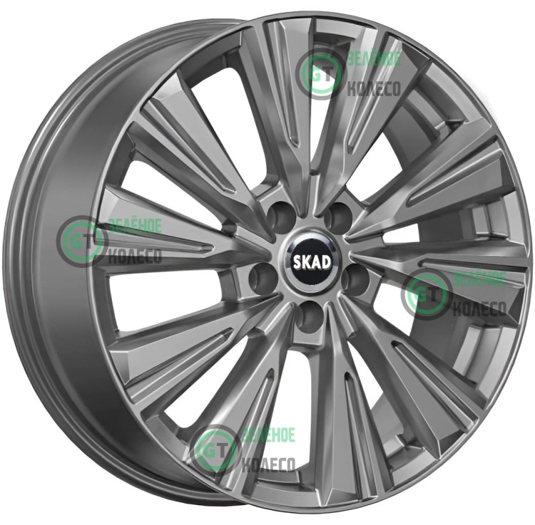 7.5xR18 5x108 ET47 D60.1 SKAD КЛ383 Линней Графит 7.5xR18 5x108 ET47 D60.1 SKAD КЛ383 Линней Графит
