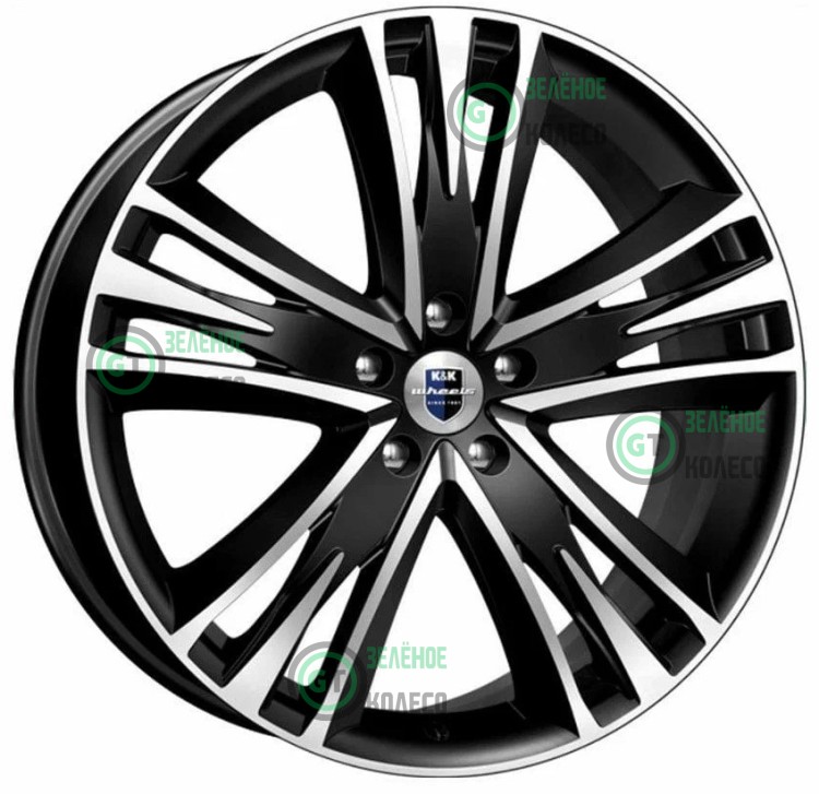 8.5xR20 5x114.3 ET35 D67.1 K&K KC661 Алмаз чёрный Атлас 8.5xR20 5x114.3 ET35 D67.1 K&K KC661 Алмаз чёрный Атлас