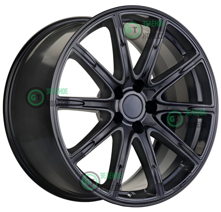 10.5xR21 5x112 ET30 D66.6 Khomen Wheels KHW2102 Black