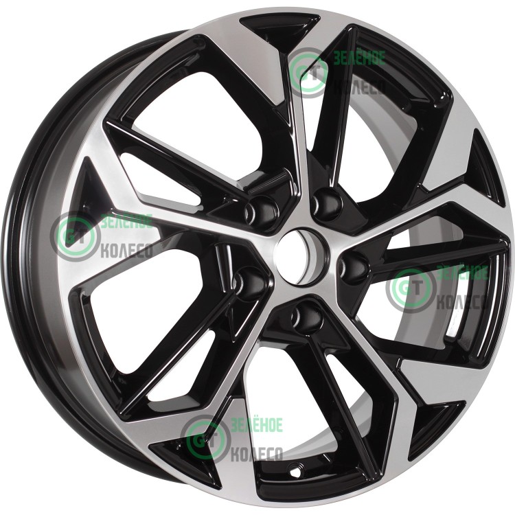 6.5xR17 5x114.3 ET45 D60.1 K&K КС1062 Алмаз черный