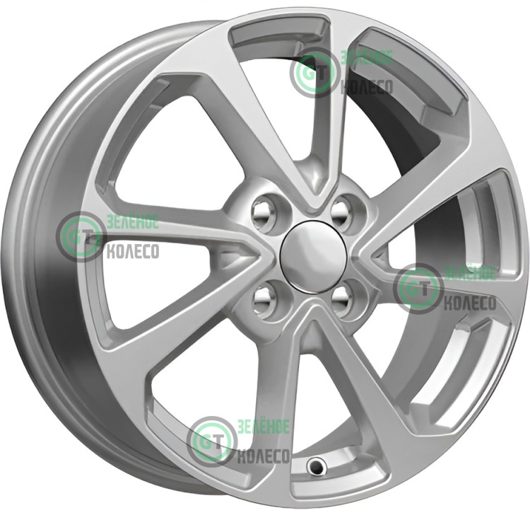6xR15 4x100 ET46 D54.1 K&K КС861 Сильвер
