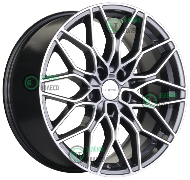 9.5xR19 5x112 ET40 D66.6 Khomen Wheels KHW1902 GRAY-FP