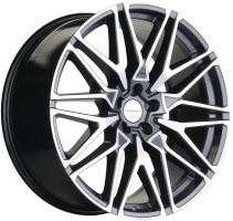 9.5xR21 5x112 ET37 D66.6 Khomen Wheels KHW2103  GRAY-FP