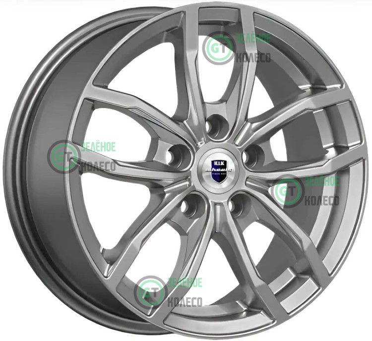 6.5xR15 5x108 ET50 D63.35 K&K Фрост Дарк платинум