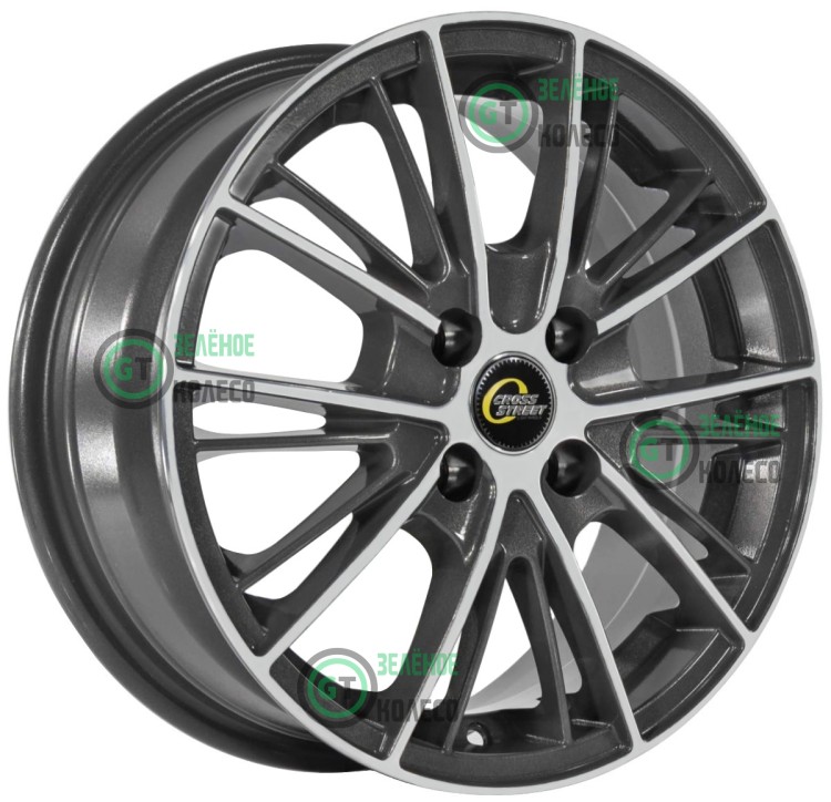 Шина 6xR15 5x100 ET38 D57.1 Cross Street CR-26 GMF в Омске