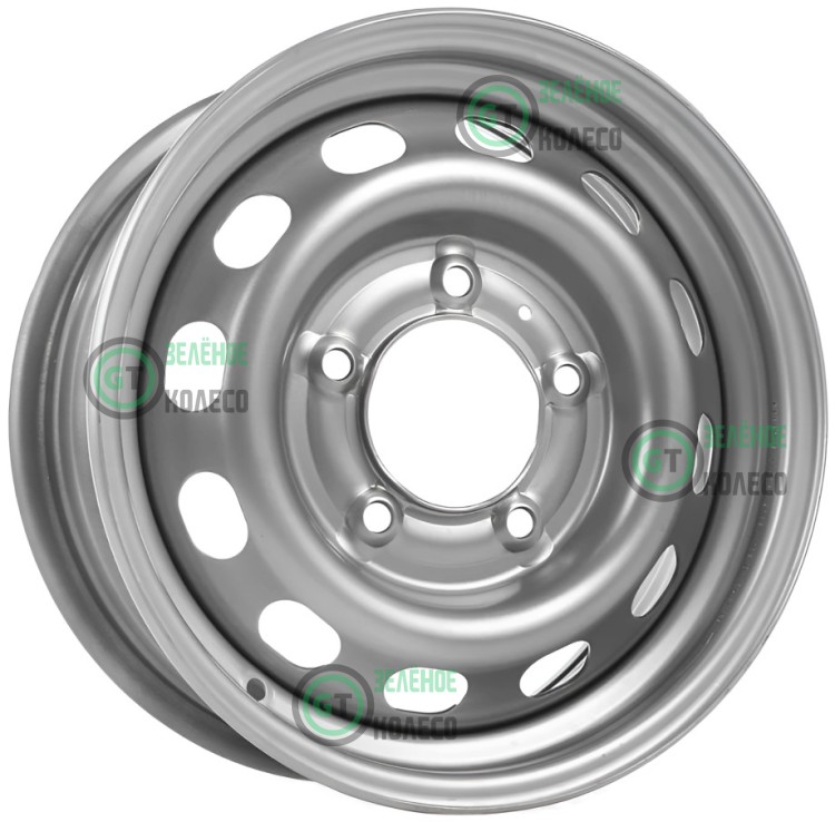 Шина 5xR13 4x100 ET46 D54.1 Евродиск 42A46R ED Silver в Омске