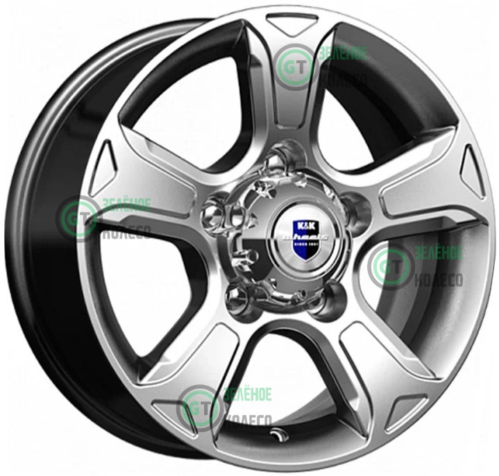 Шина 7xR16 5x139.7 ET35 D108.5 K&K КС757 Дарк платинум Атлант в Омске Шина 7xR16 5x139.7 ET35 D108.5 K&K КС757 Дарк платинум Атлант в Омске