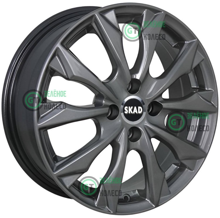 Шина 6xR16 5x114.3 ET43 D67.1 SKAD КЛ312 Нагоя Графит в Омске