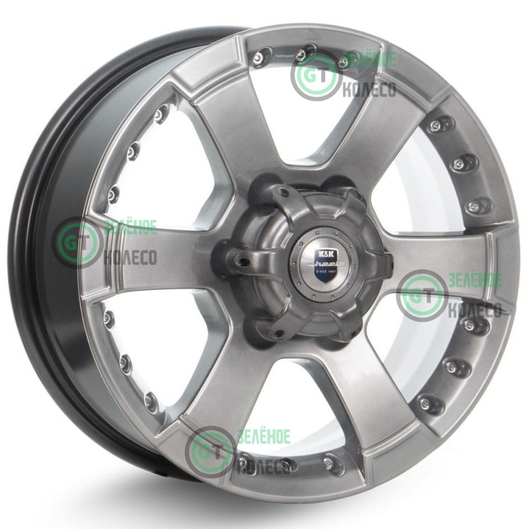 Шина 7xR16 6x139.7 ET38 D67.1 K&K КС593 M56 оригинал Дарк платинум в Омске Шина 7xR16 6x139.7 ET38 D67.1 K&K КС593 M56 оригинал Дарк платинум в Омске