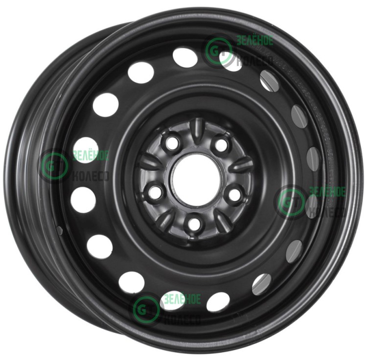 Шина 6.5xR16 5x114.3 ET41 D67.1 Евродиск 75J41H ED Black в Омске