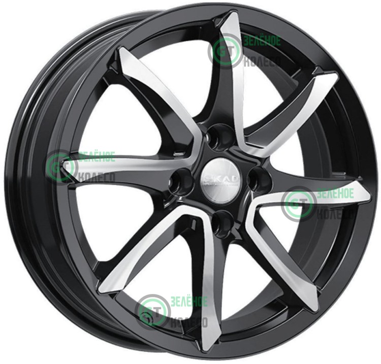 6xR15 4x100 ET37 D60.1 SKAD КЛ317 Осака Алмаз