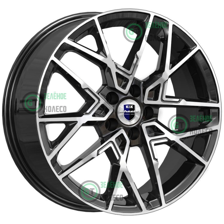 7xR18 5x114.3 ET40 D66.1 K&K КС1044 Вудроф Алмаз черный