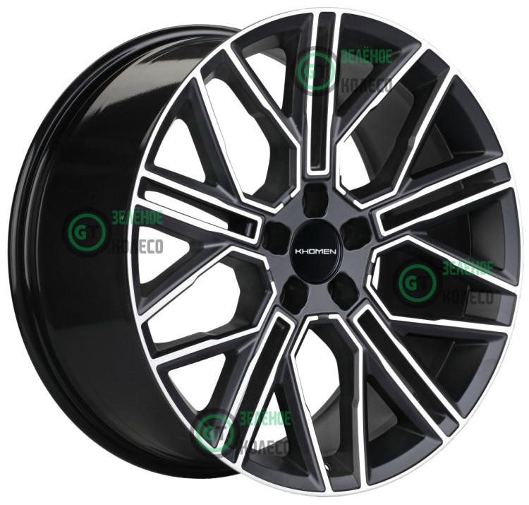 9.5xR21 5x120 ET49 D72.6 Khomen Wheels KHW2101 Black-FP 9.5xR21 5x120 ET49 D72.6 Khomen Wheels KHW2101 Black-FP