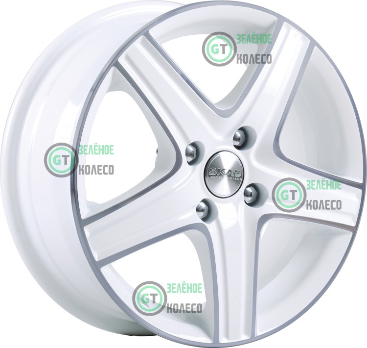 5.5xR14 4x98 ET38 D58.6 SKAD КЛ160 Магнум Алмаз белый