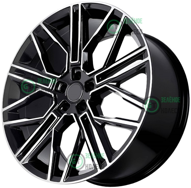 Шина 9.5xR21 5x112 ET31 D66.5 Sakura Wheels YA9557 B-P в Омске