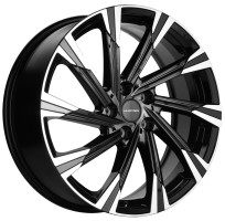 7.5xR19 5x108 ET36 D65.1 Khomen Wheels KHW1901 BLACK-FP