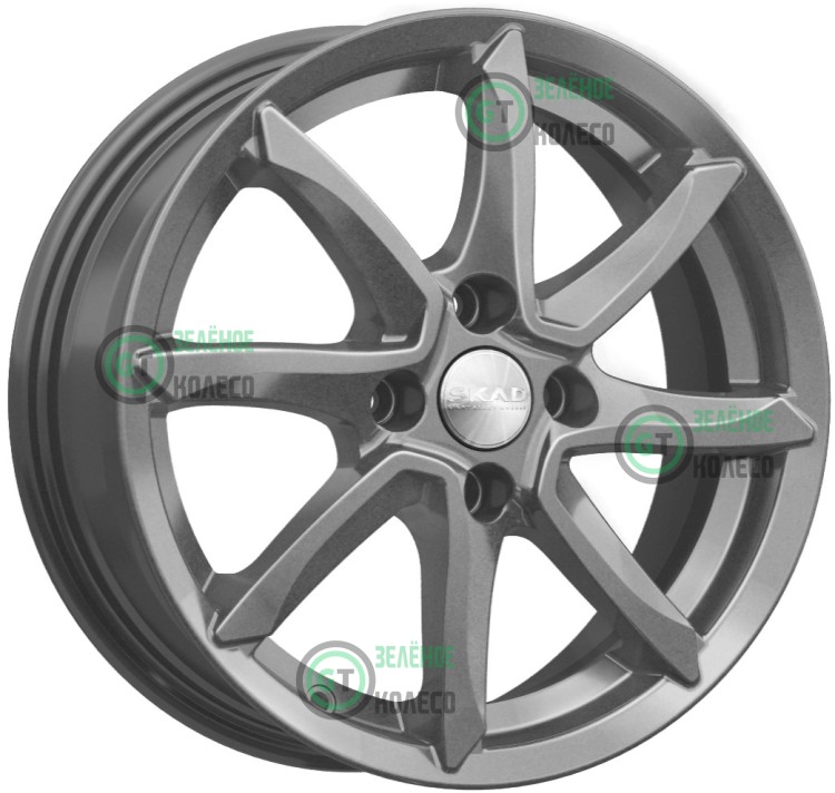 6xR15 4x100 ET37 D60.1 SKAD КЛ317 Осака Графит